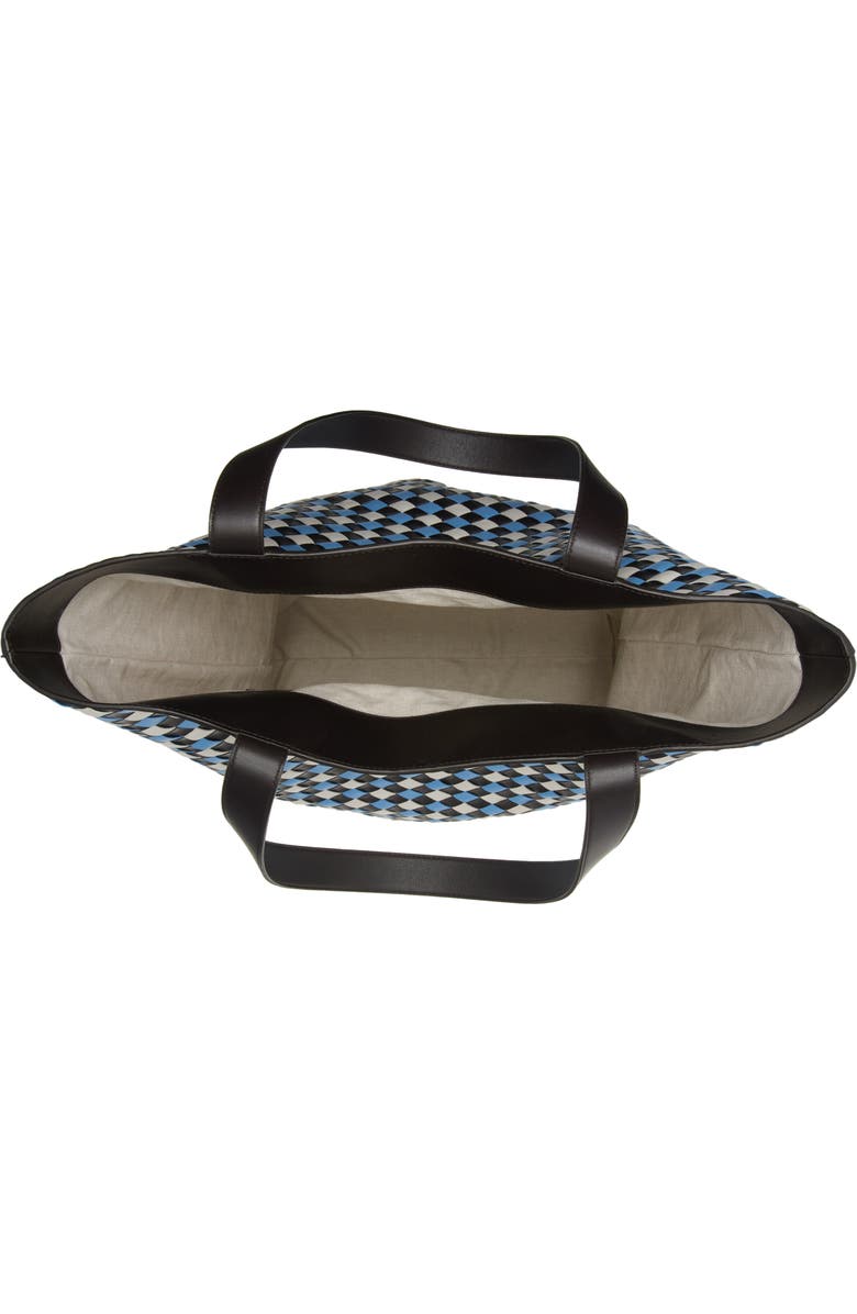 Bottega Veneta Large Tricolor Intrecciato Leather Tote, Alternate, color,