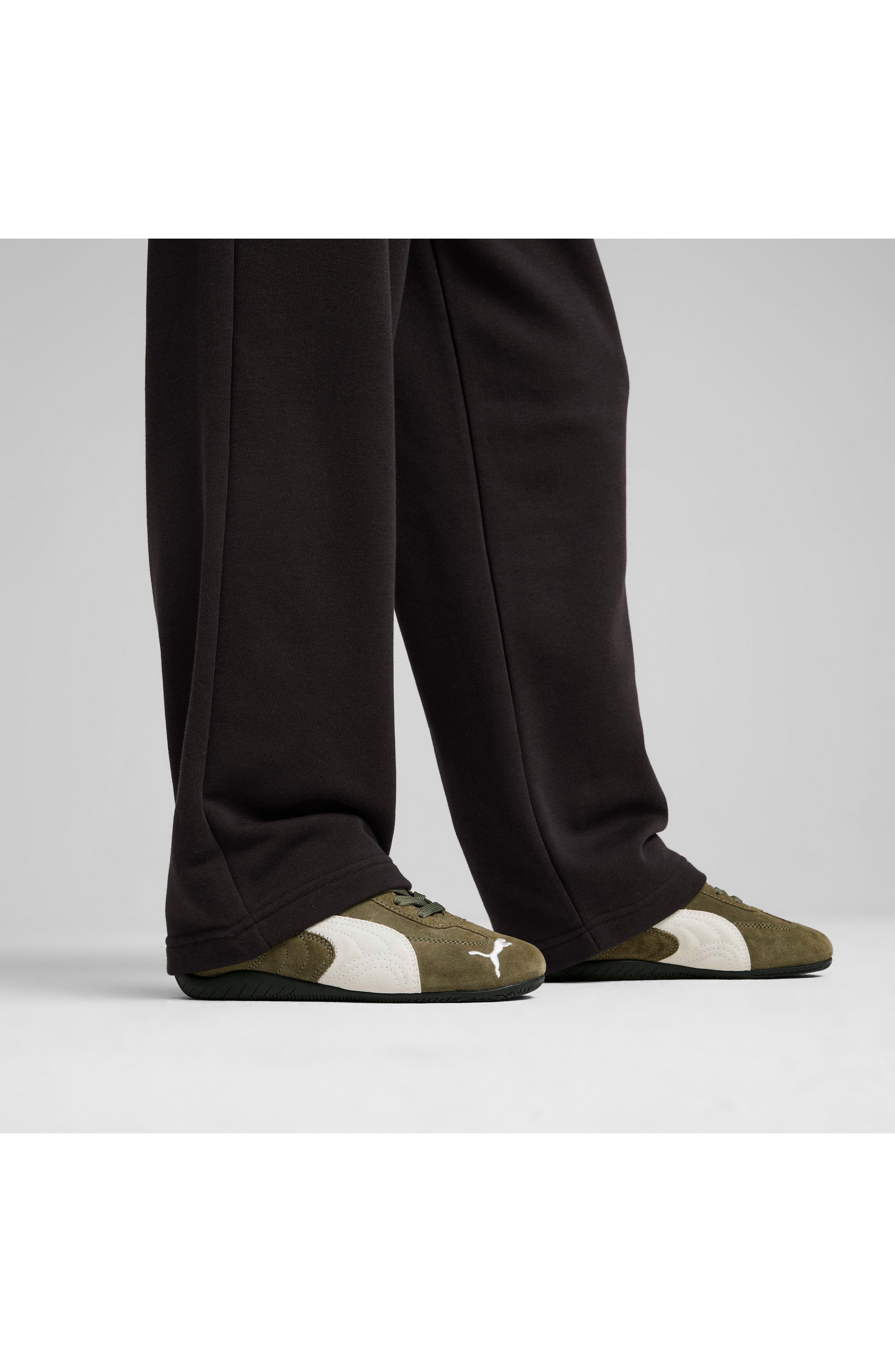 PUMA Kids' Speedcat Sneaker, Alternate, color, Loden Green-Puma White