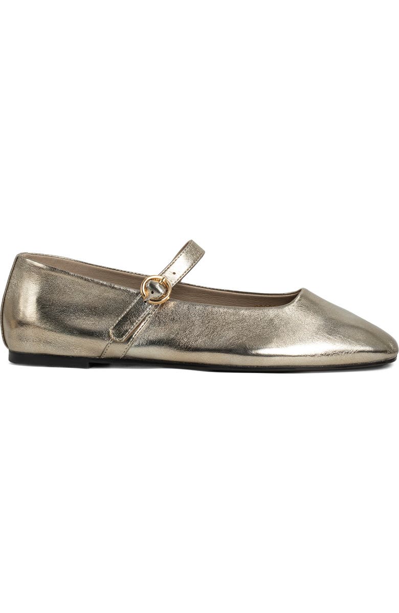 SHUSHOP Annabelle Mary Jane Flat, Alternate, color, Gold