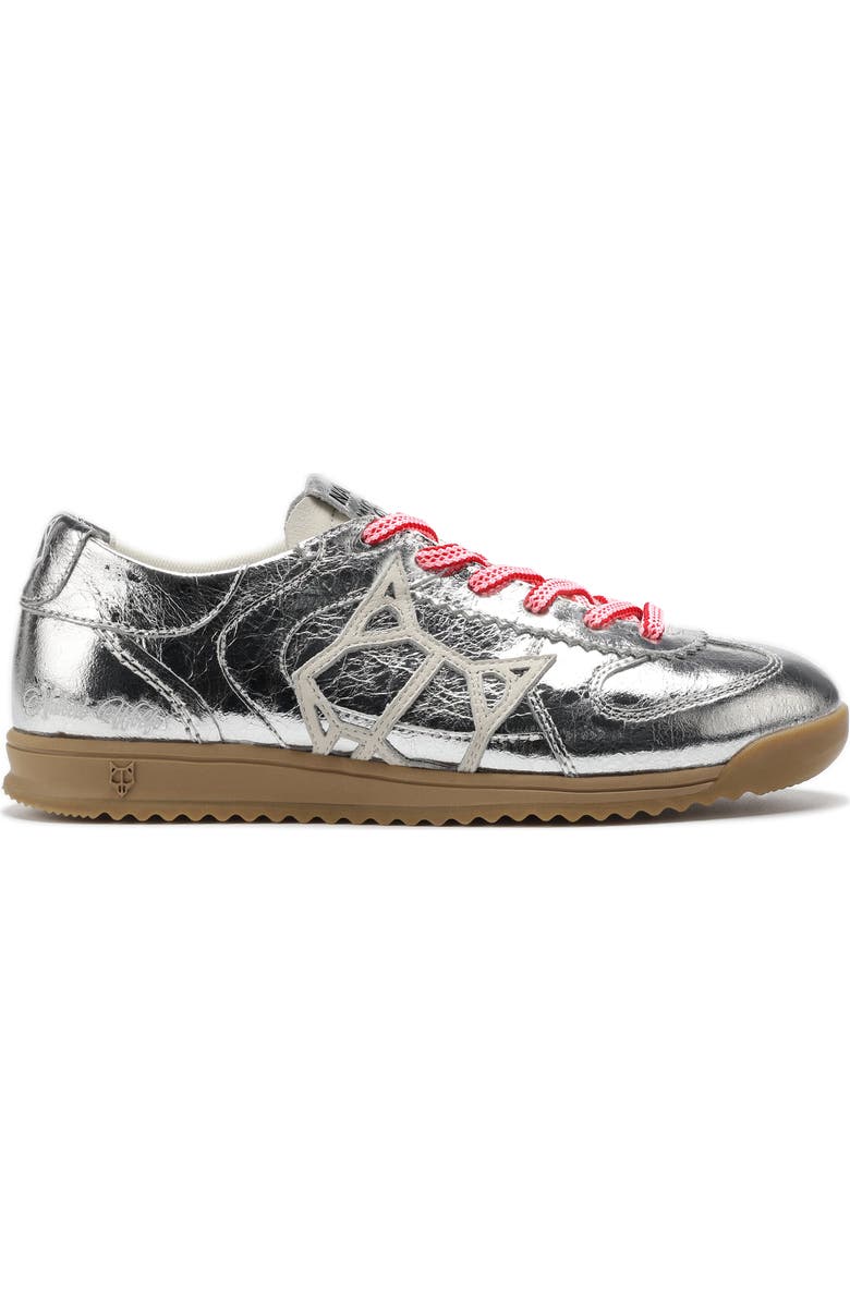 Naked Wolfe Exposuree Leather Sneaker, Main, color, Silver