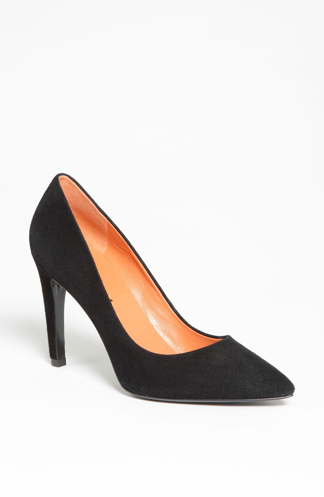 'Estrella' Pump, Main, color, BLACK SUEDE
