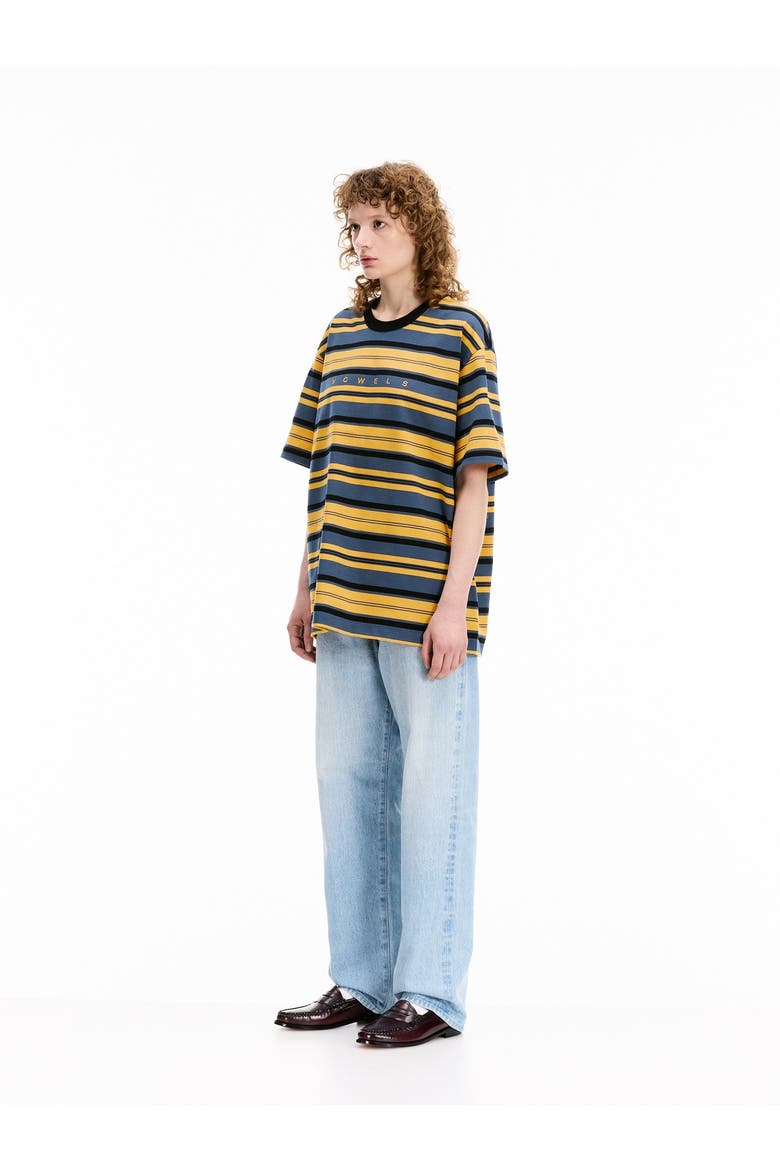 Short Sleeve Stripe Tee, Alternate, color, Black