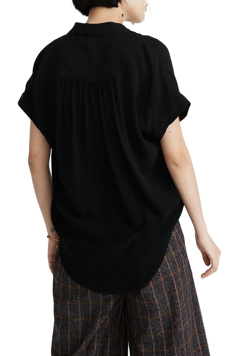 Madewell Central Drapey Popover Shirt, Alternate, color, 