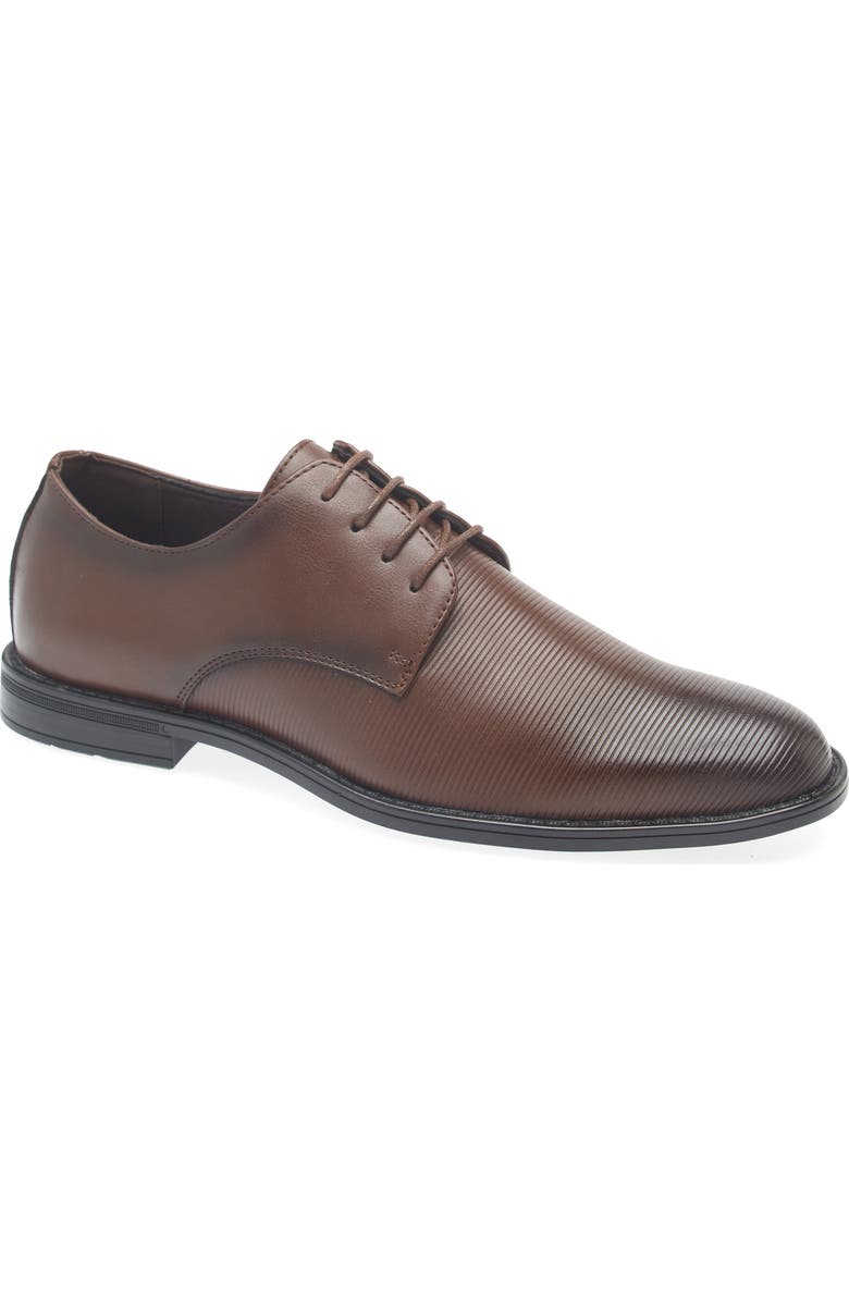 GEOFFREY BEENE Ribbed Derby, Main, color, Brown