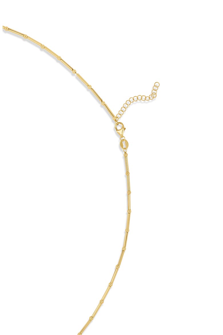 14K Gold Beaded Chain Necklace, Alternate, color, 14K YELLOW GOLD