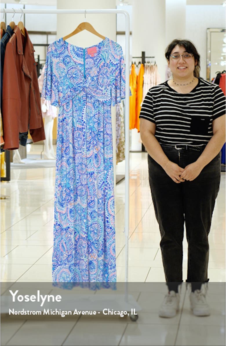 Minka Floral Maxi Dress, sales video thumbnail