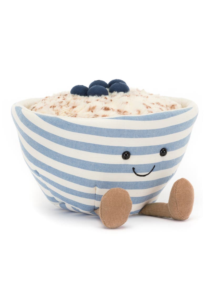 Amusable Oats Plush Toy, Main, color, BLUE/WHITE