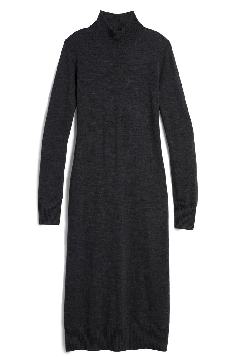 vineyard vines Mock Neck Long Sleeve Merino Wool Sweater Dress, Main, color,
