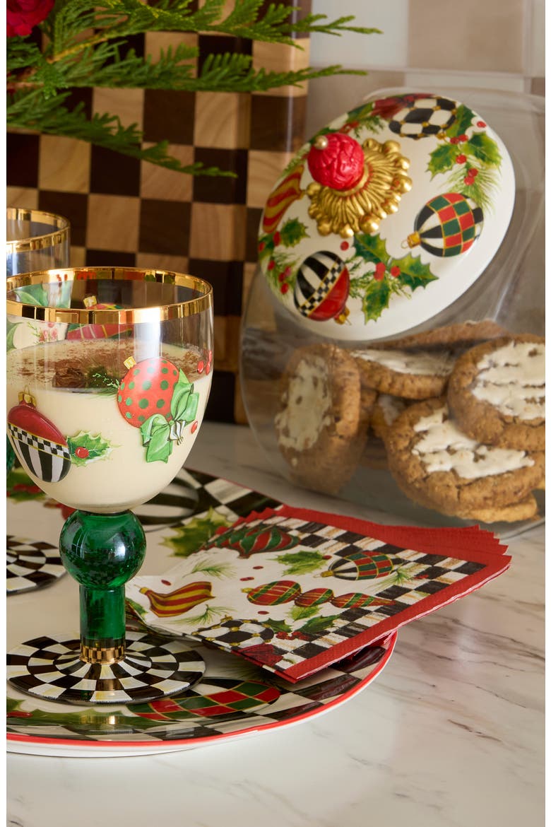 Deck the Halls Cookie Jar, Alternate, color, MULTI