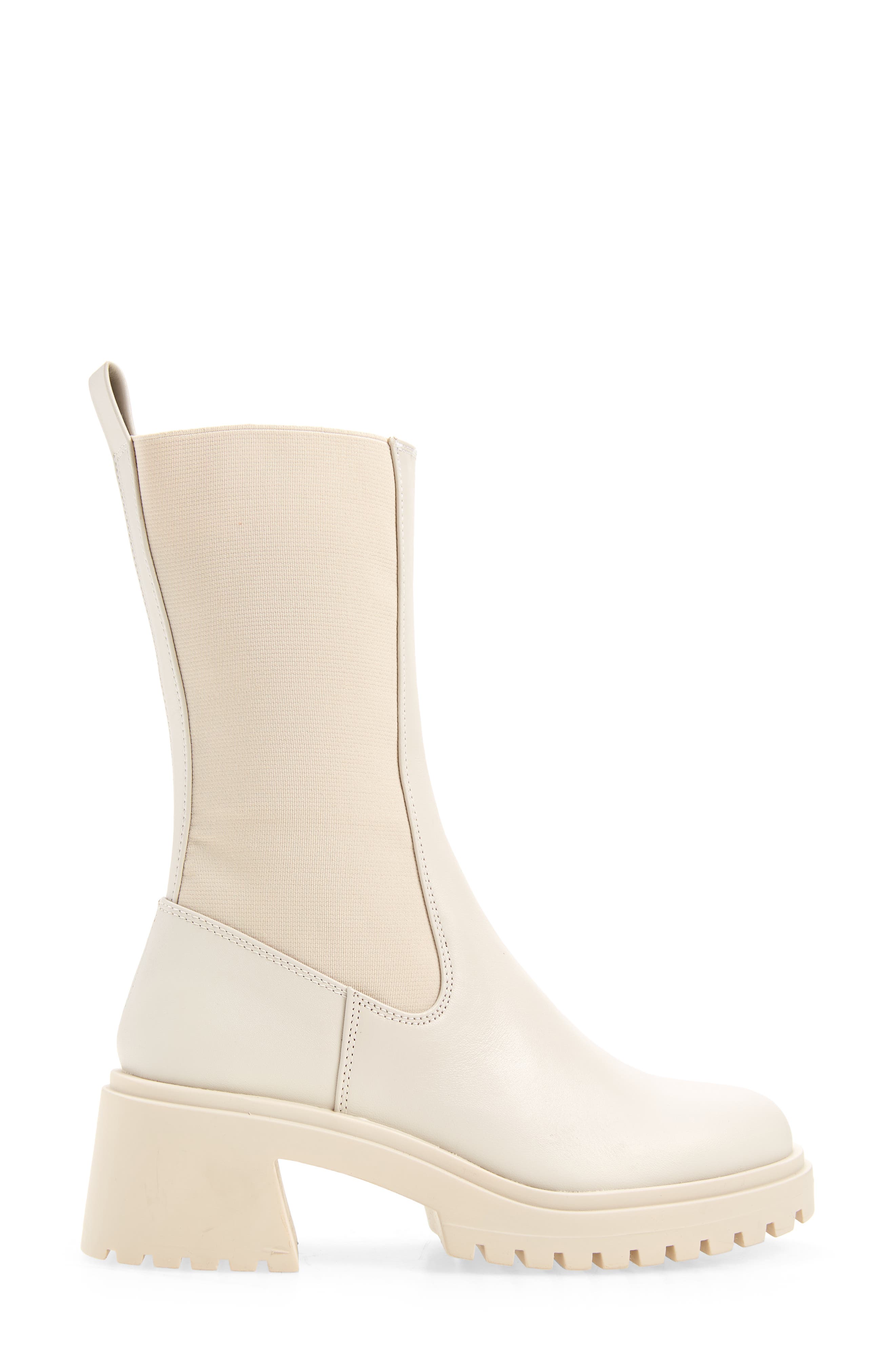 Hesitant Chelsea Boot, Alternate, color, BONE