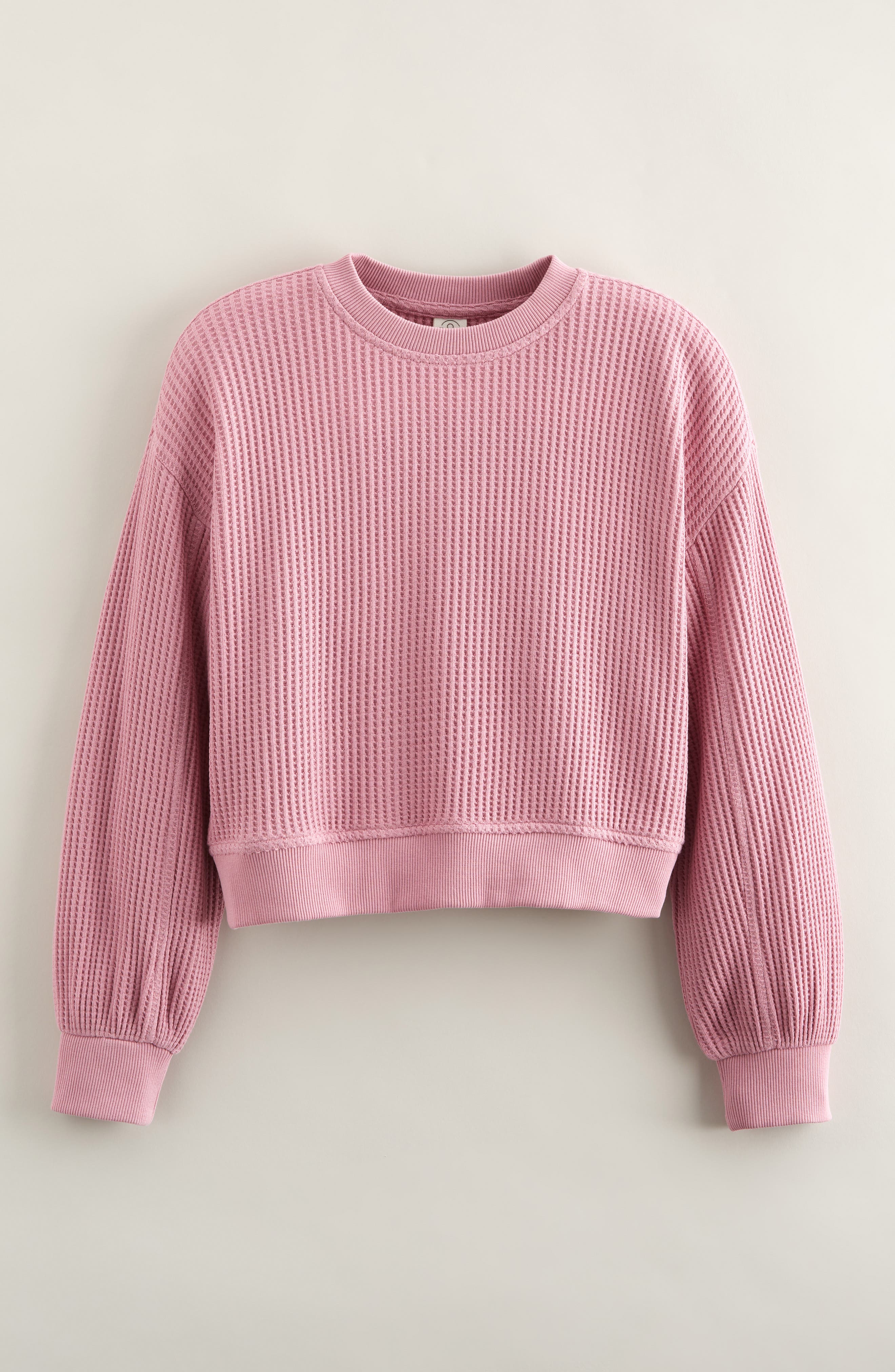 Treasure & Bond Kids' Cozy Waffle Sweatshirt