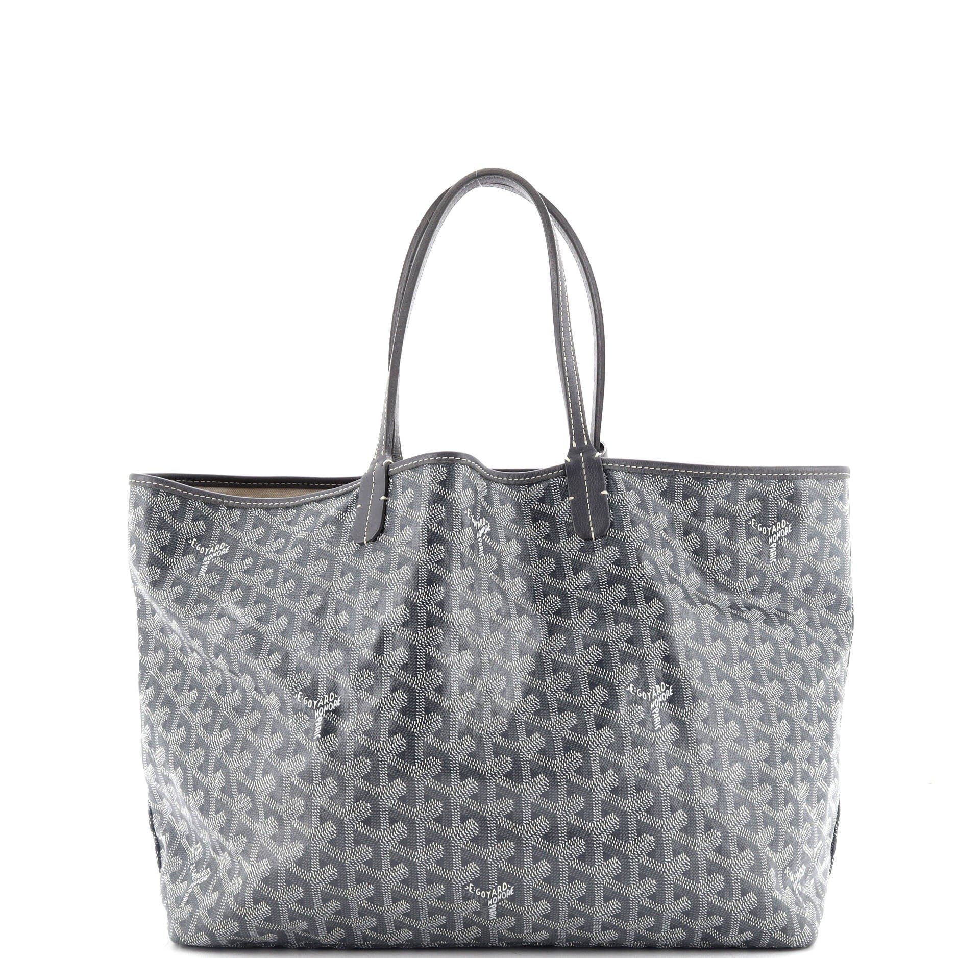 Pre-Owned Goyard Saint Louis Tote Coated Canvas XXL, Alternate, color, Gray