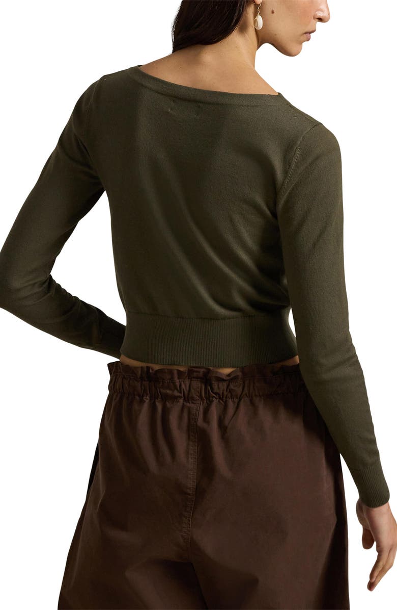 Polo Ralph Lauren Bateau Neck Sweater, Alternate, color, Harvest Olive