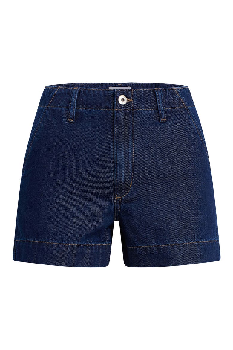 The Karter High Waist Trouser Shorts, Alternate, color, HONOR