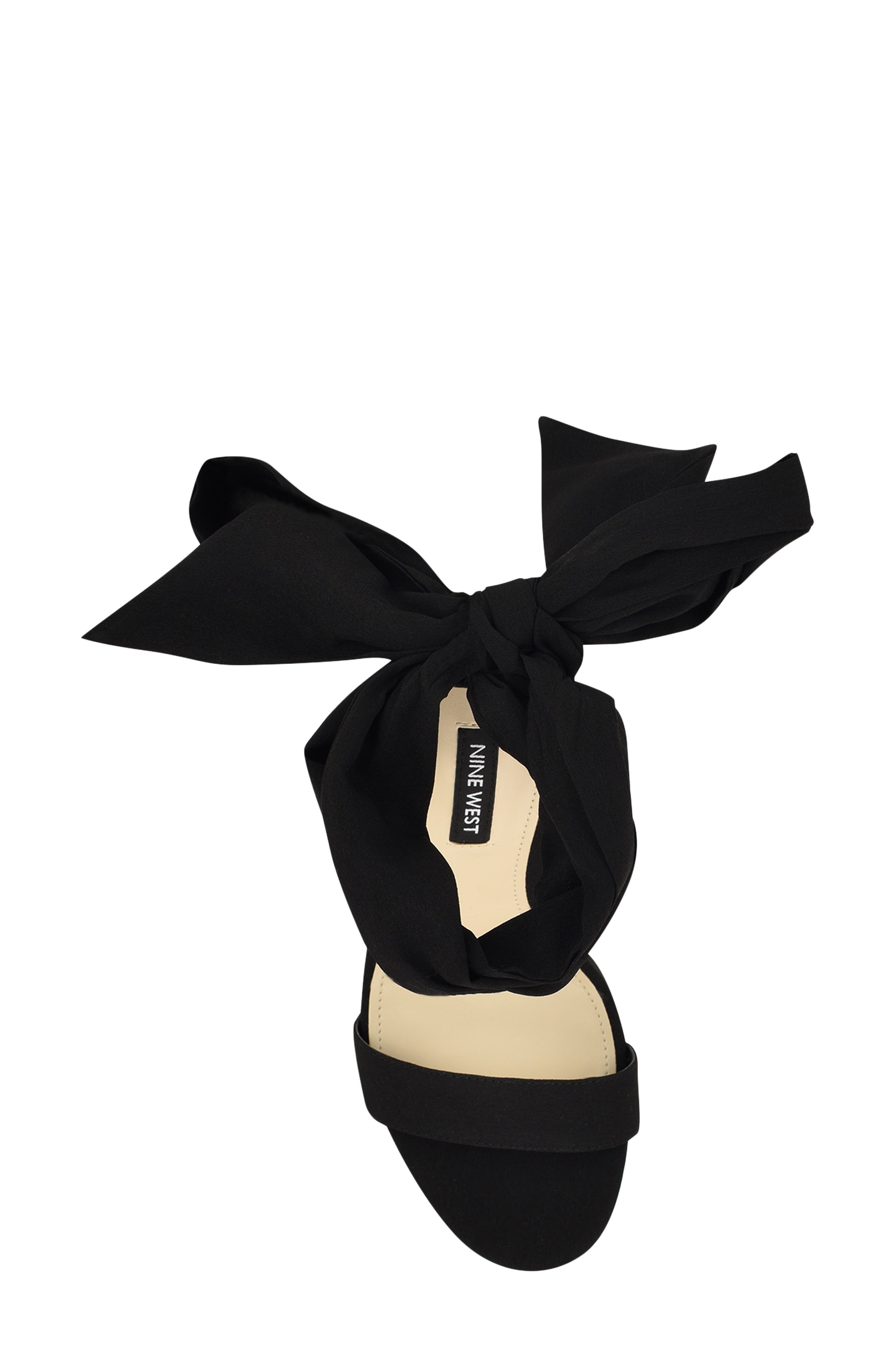 Nine West Maddie Stiletto Sandal, Alternate, color, Black