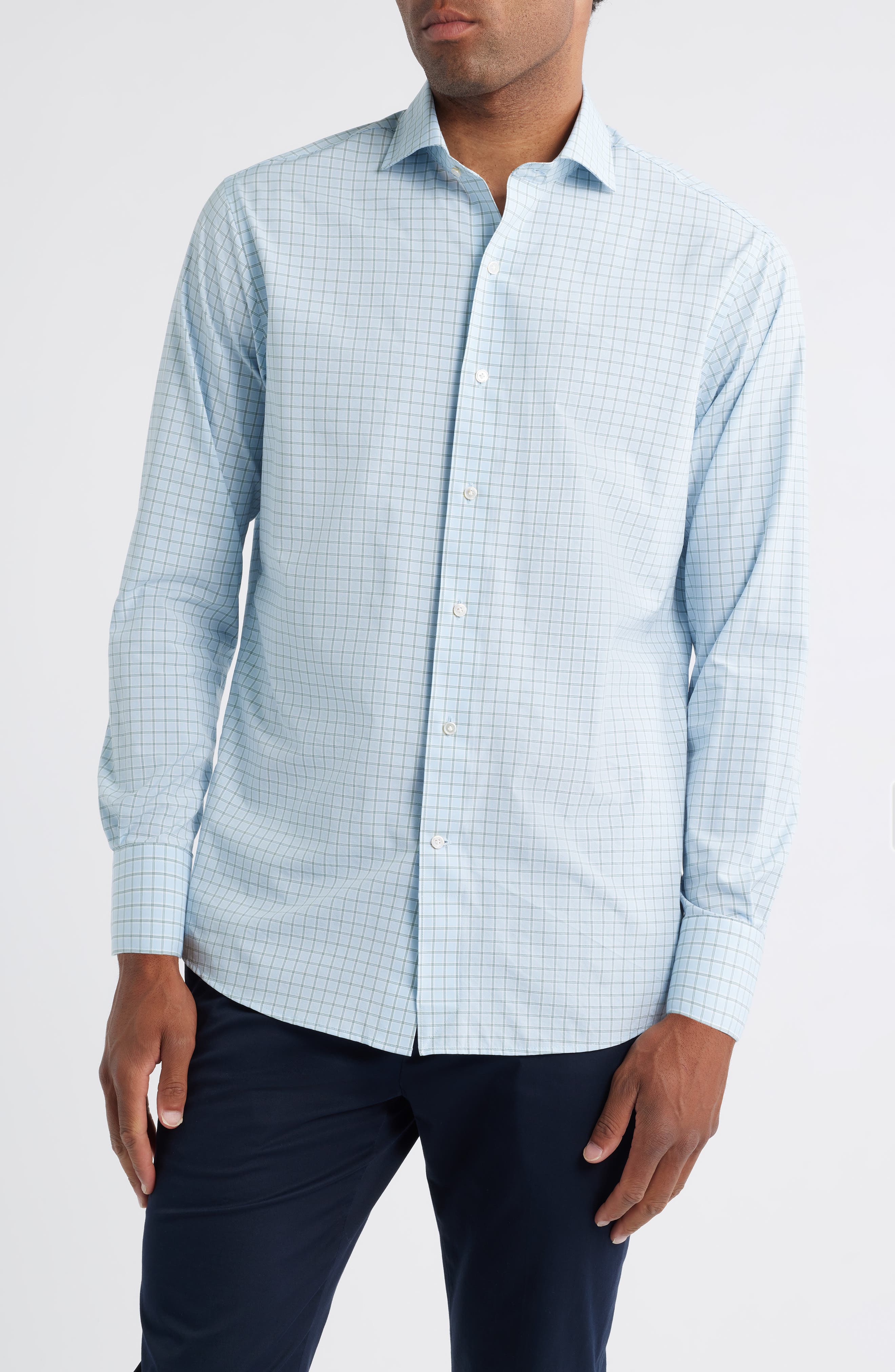 Peter Millar Crown Crafted Performance Poplin Button-Down Shirt