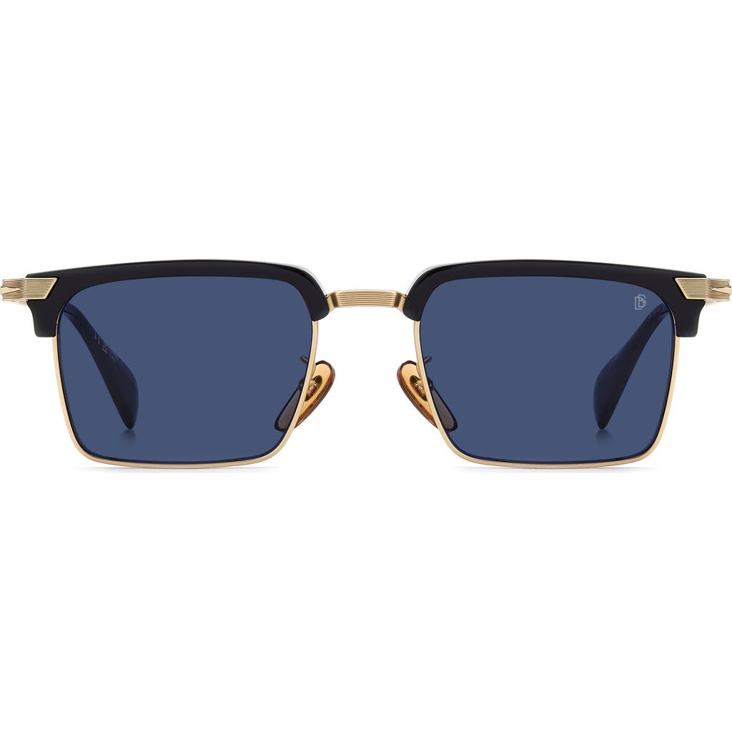David Beckham Eyewear Db 1227/g/s/us 54mm Rectangular Sunglasses In Blue