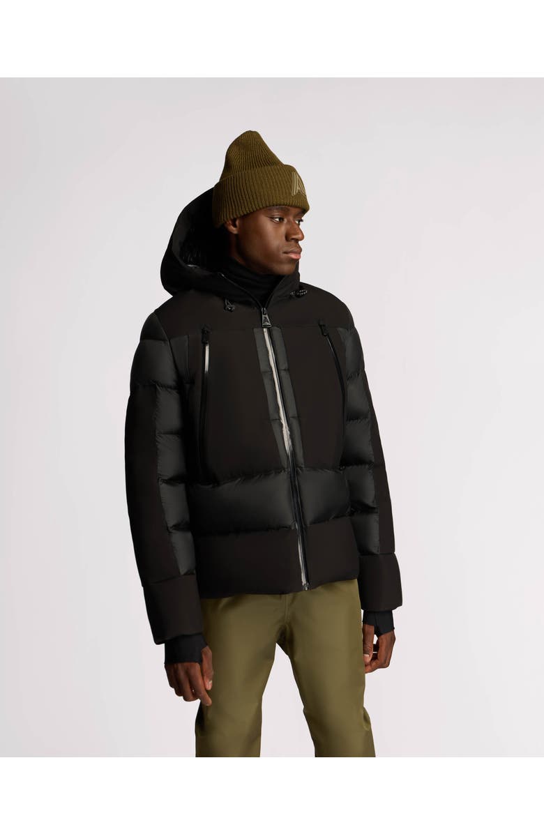 Alpenhaus Barren Heavyweight Multi-Tone Puffer with Semi-Lustrous Finish, Main, color, Black