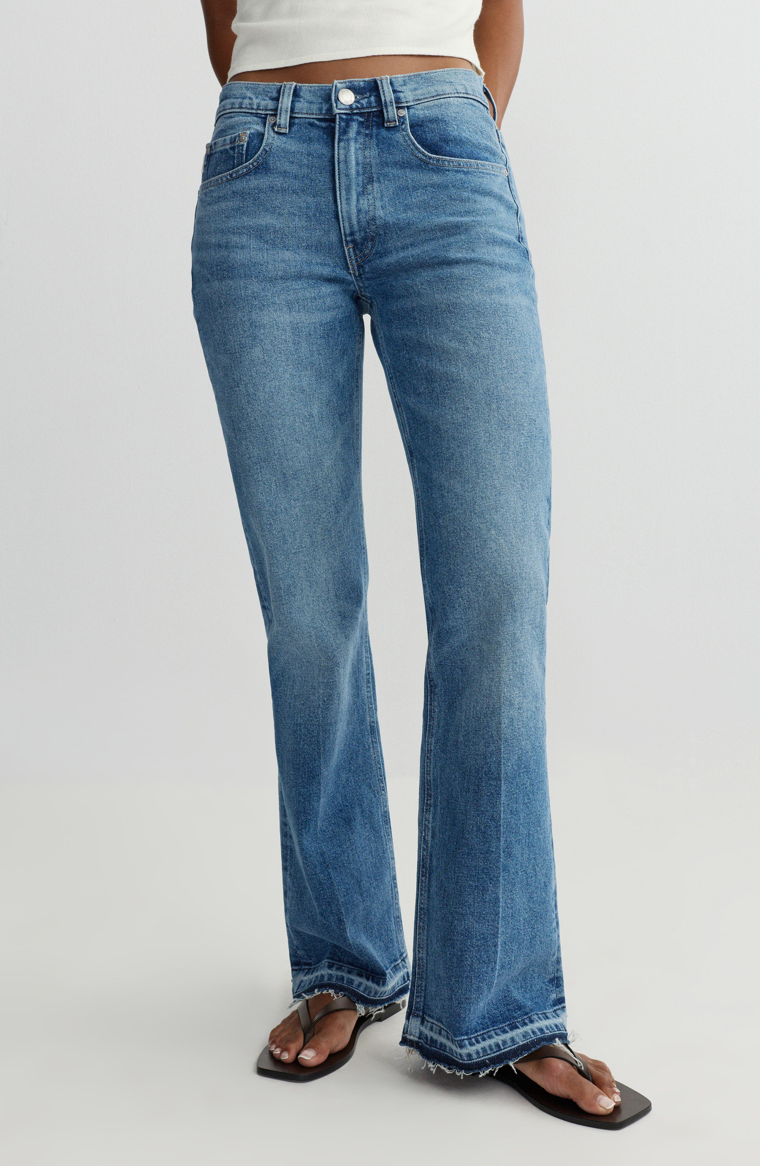 Bella Mid Rise Slim Bootcut Jeans