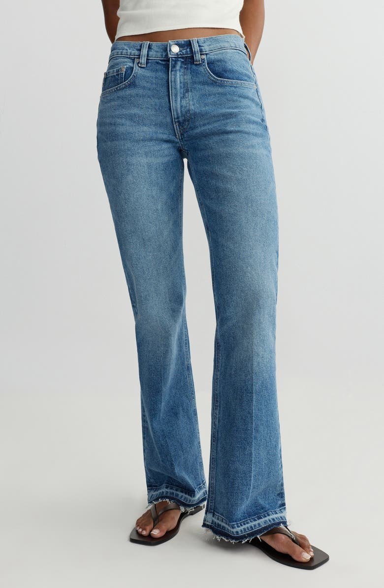 DL1961 Bella Mid Rise Slim Bootcut Jeans, Main, color,