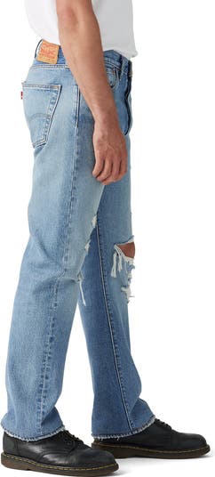 501<sup>®</sup> Original Ripped Straight Leg Jeans