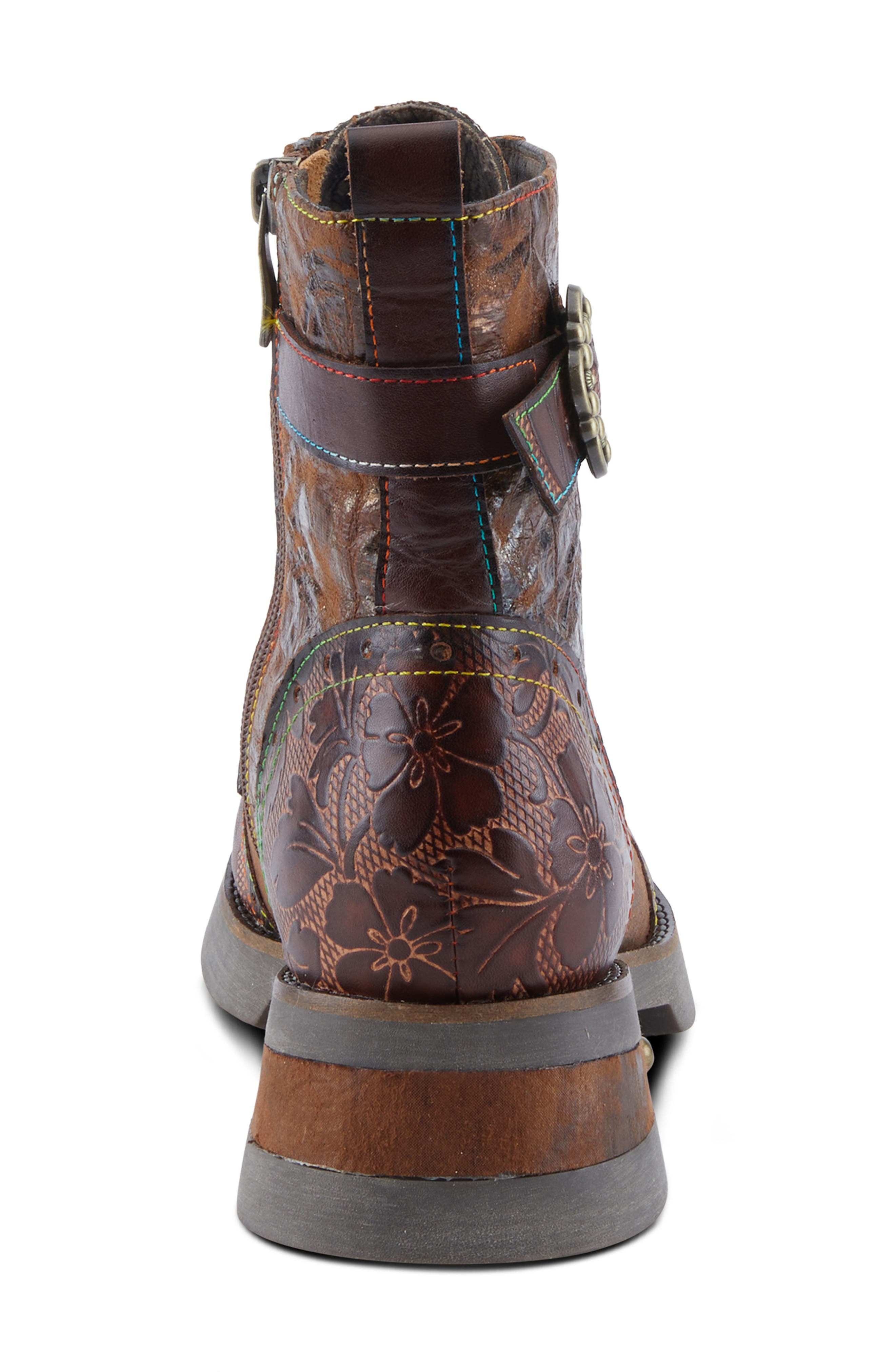 L'Artiste by Spring Step Harmanni Wingtip Lace-up Bootie, Alternate, color, 