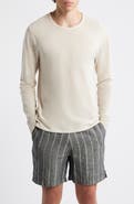 ALEX CRANE Long Sleeve Organic Cotton Crewneck T-Shirt