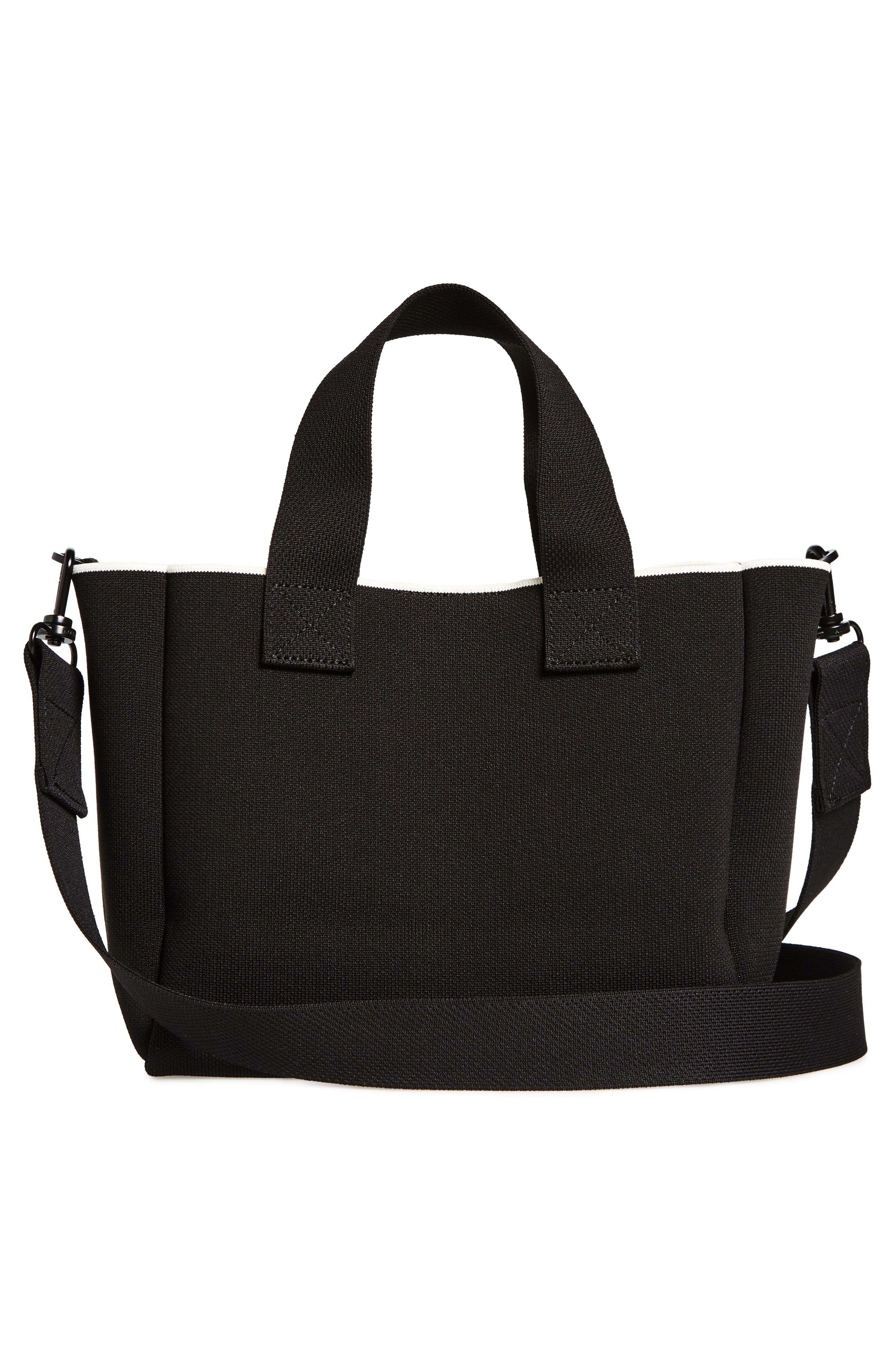 AllSaints Mini Izzy Recycled Polyester Tote, Alternate, color, Black