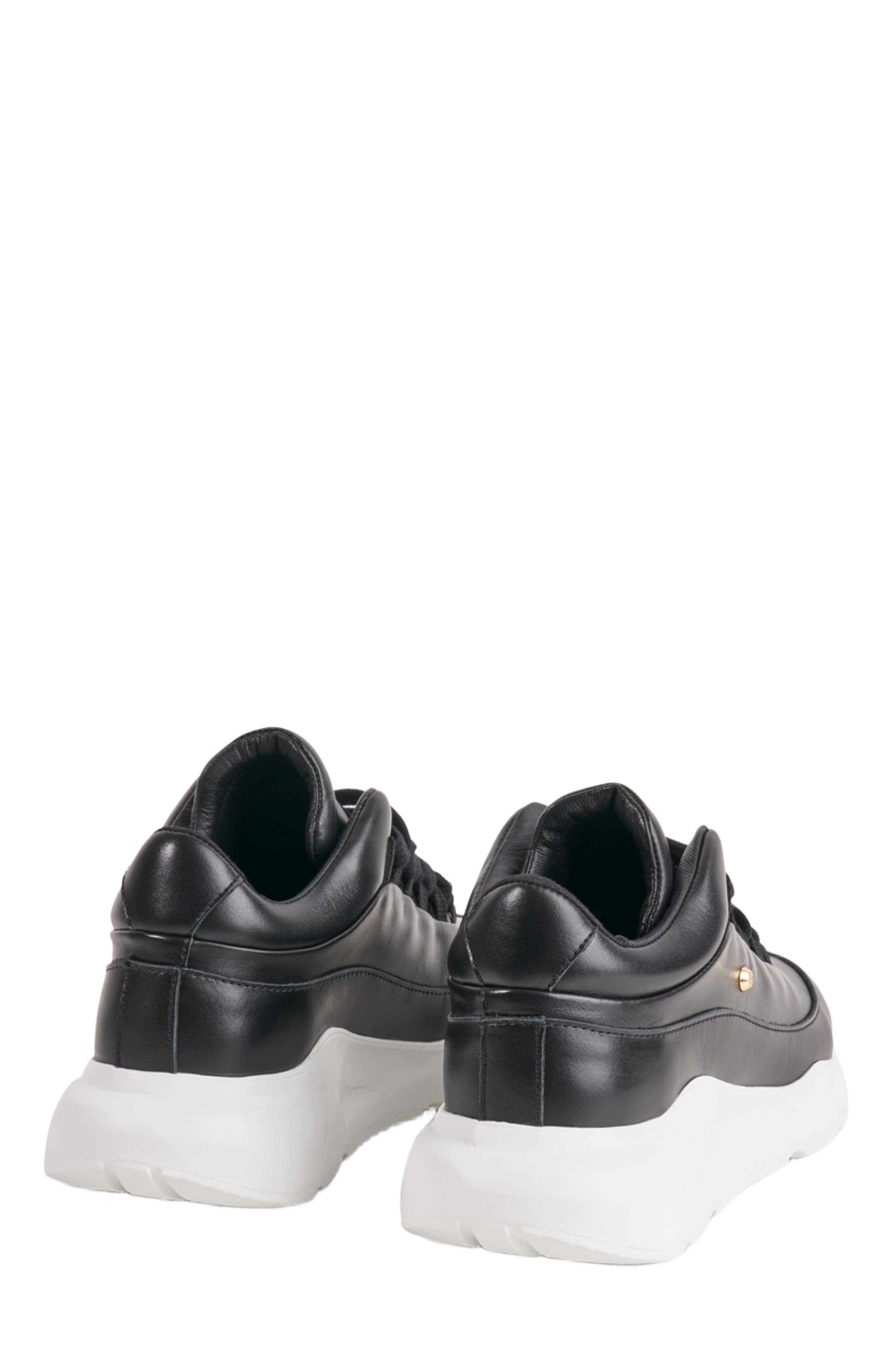 Stinaa.J Nova Orthopedic Sneakers, Alternate, color, Black Leather