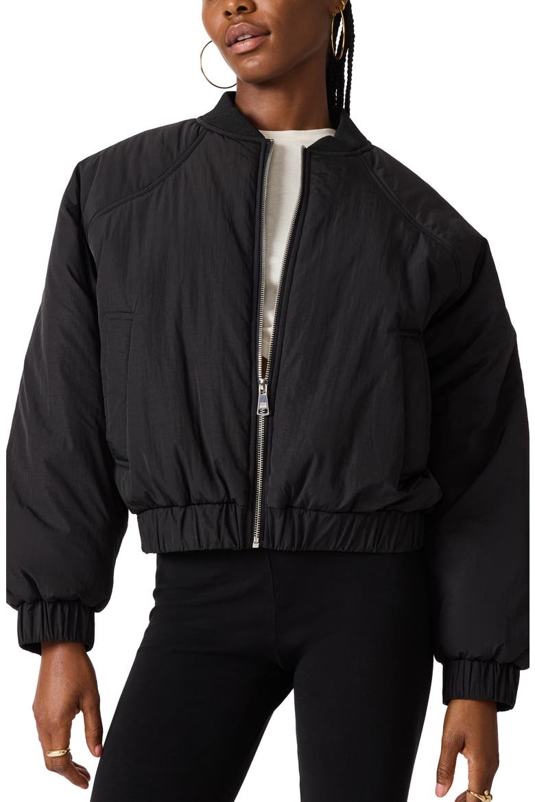 Adore Bomber Jacket, Main, color, BLACK