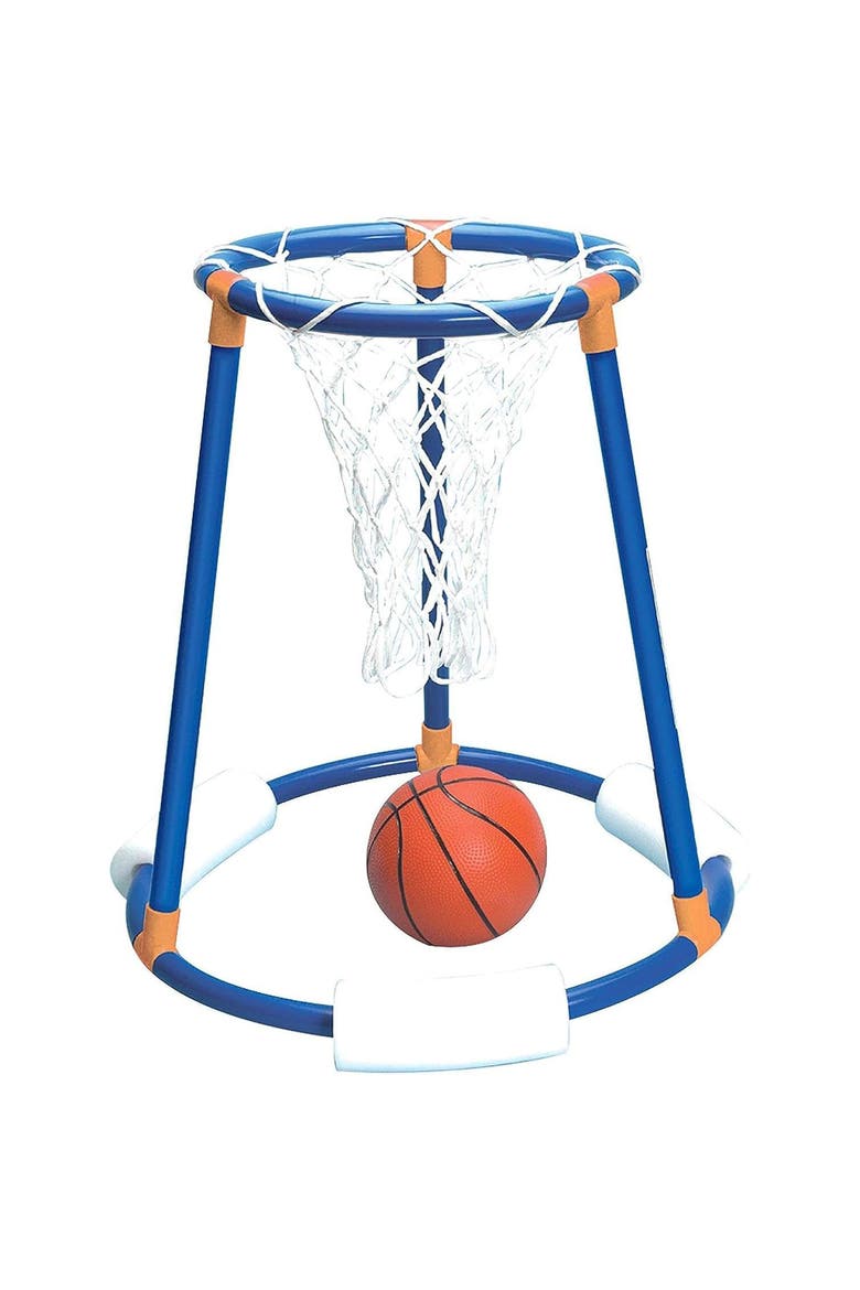 Tallboy Floating Basketball, Plastic Pool Toy, Kids & Adults, Main, color, Multicolored