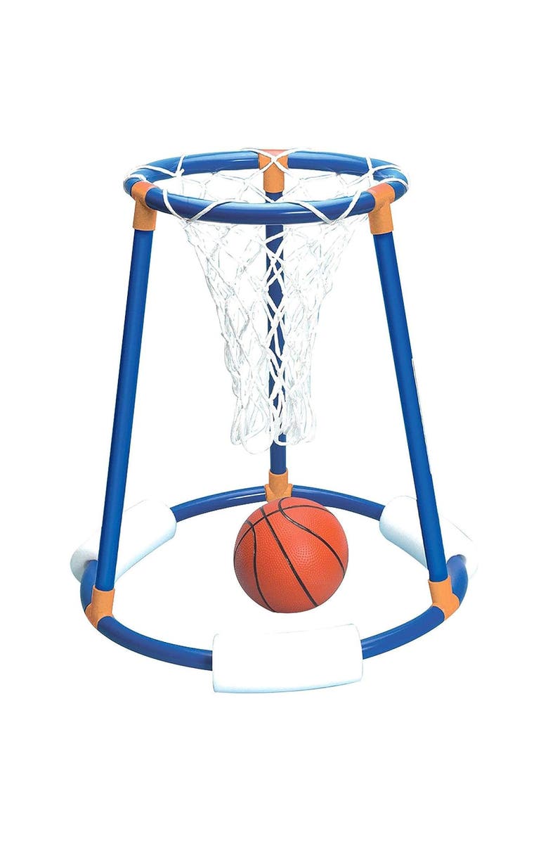 Swimline Tallboy Floating Basketball, Plastic Pool Toy, Kids & Adults, Main, color, Multicolored