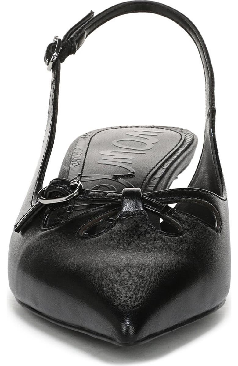 Sam Edelman Fauna Kitten Heel Slingback Pump, Alternate, color, Black