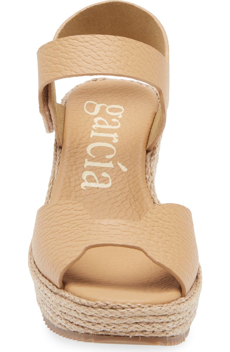 Pedro Garcia Fama Platform Wedge Sandal, Alternate, color, Camel Cervo