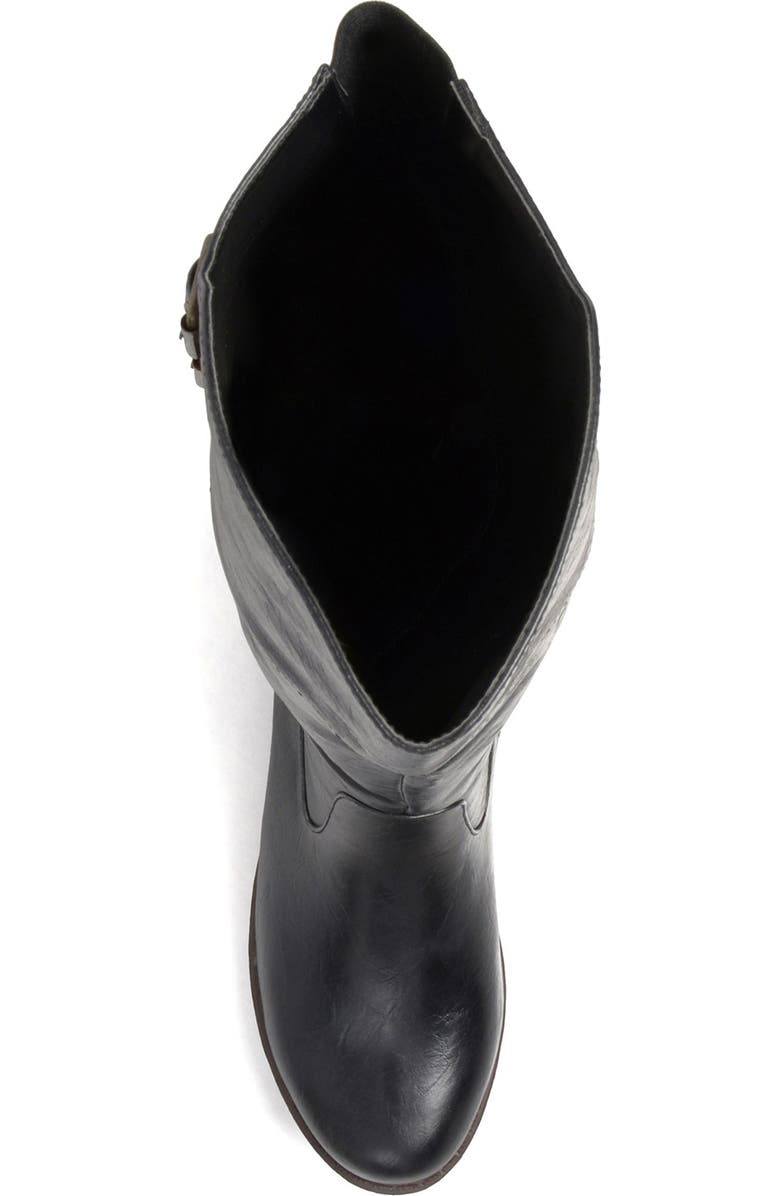 Journee Collection JOURNEE Tori Riding Boot, Alternate, color, Black