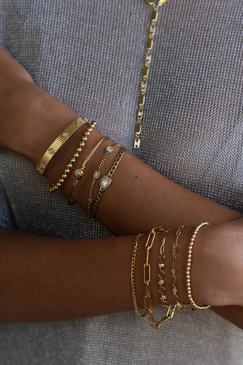 Eloise Bracelet, Alternate, color, Gold