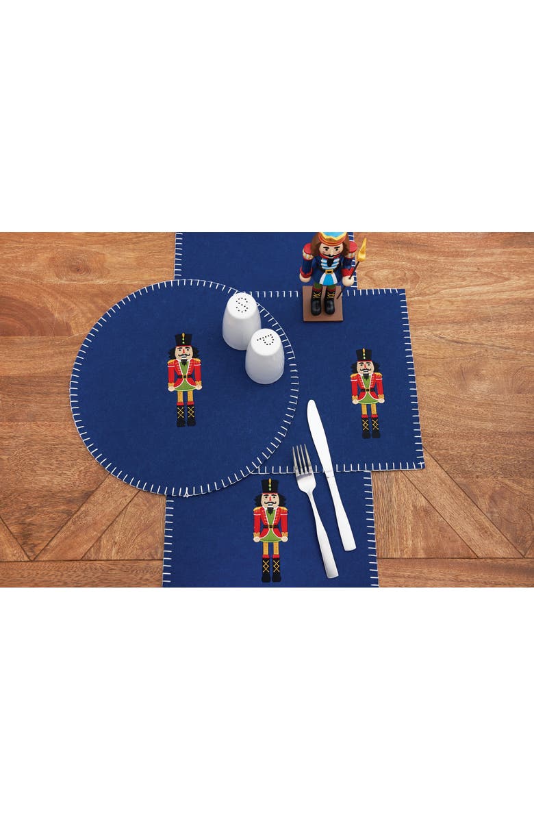 C&F Home Nutcracker Felt Table Runner 12" x 47.25", Alternate, color,