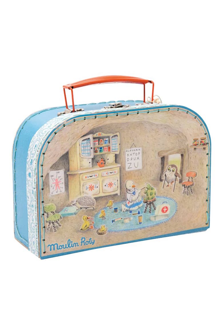 Doctor Medical Set Suitcase, Main, color, BLUE