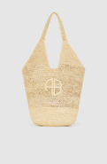 ANINE BING Leah Logo Hobo Bag