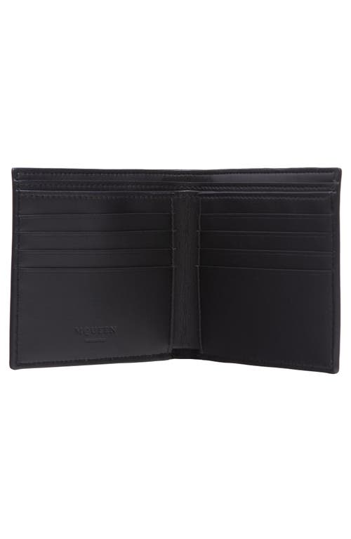 Alexander Mcqueen Mcqueen Leather Biffold Wallet In Black
