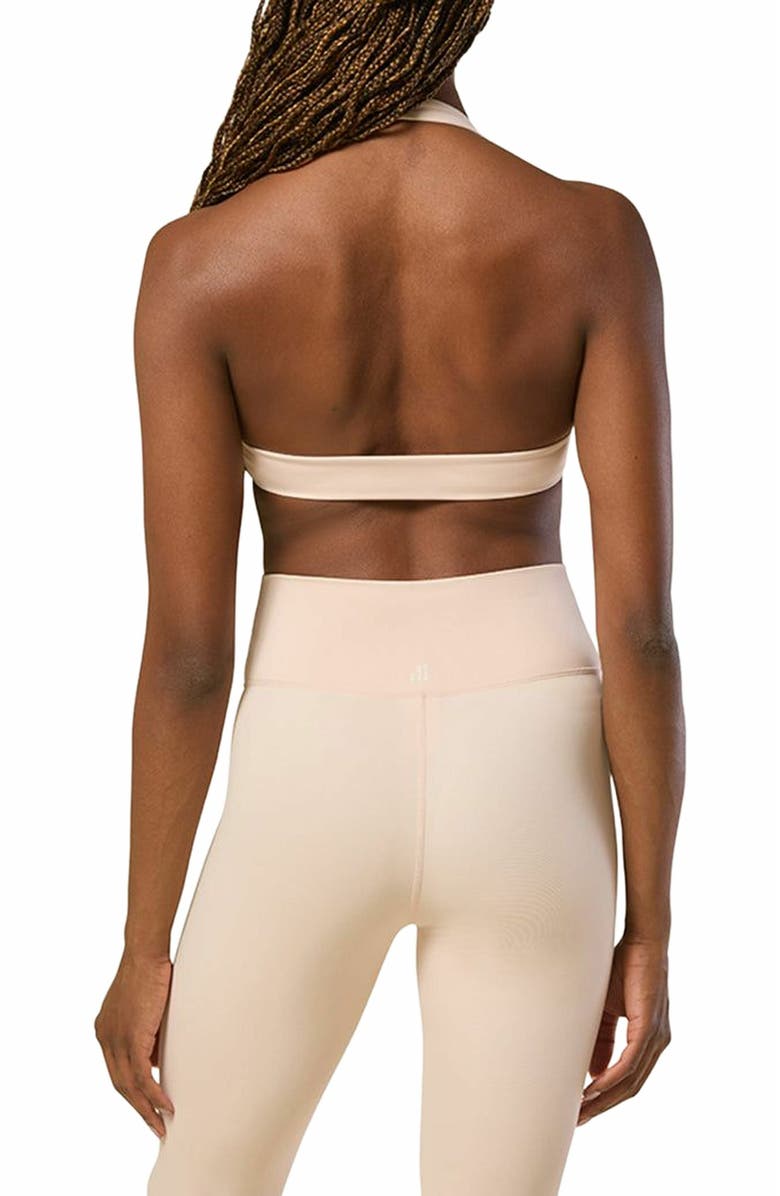 WeWoreWhat V-neck Halter Bra, Alternate, color, 