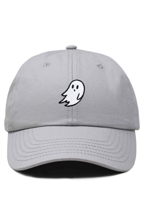 Ghost Embroidered Low Crown Cap