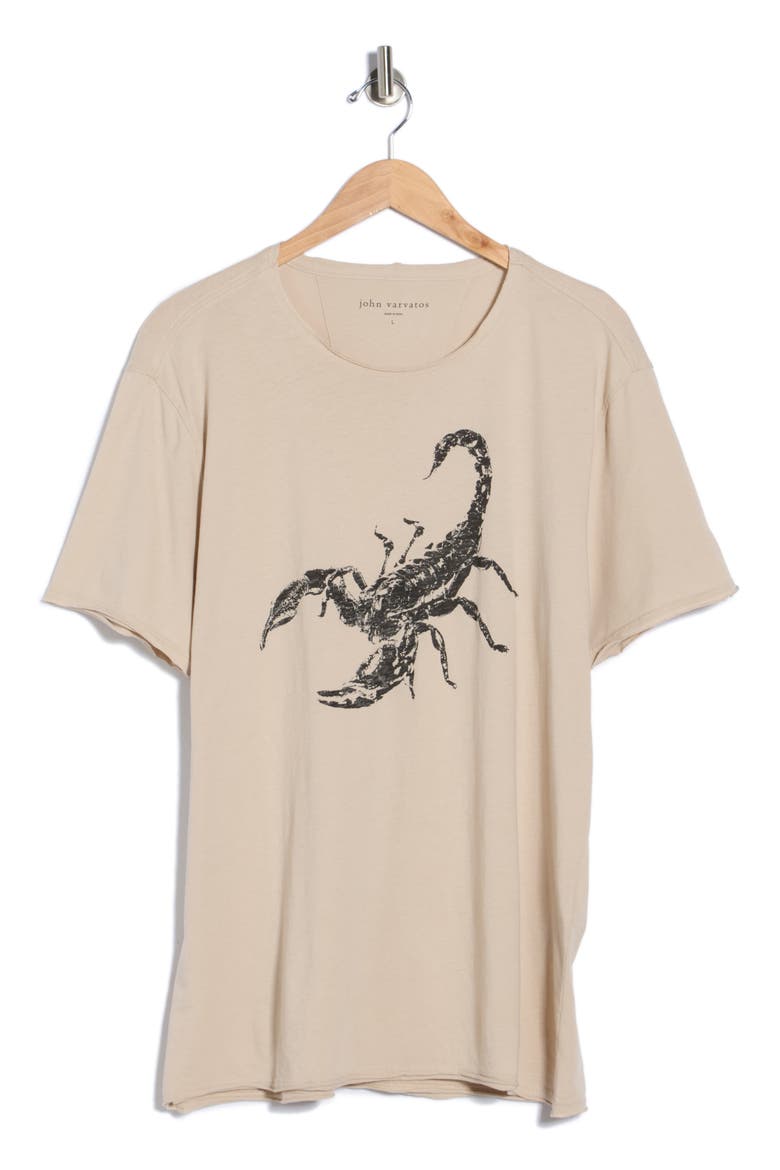Scorpion Graphic T-Shirt, Alternate, color, FOSSIL GREY