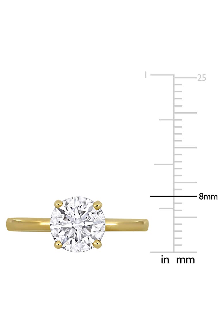 2 CTW Lab Grown Diamond Solitaire Ring 14k, Alternate, color, Yellow Gold