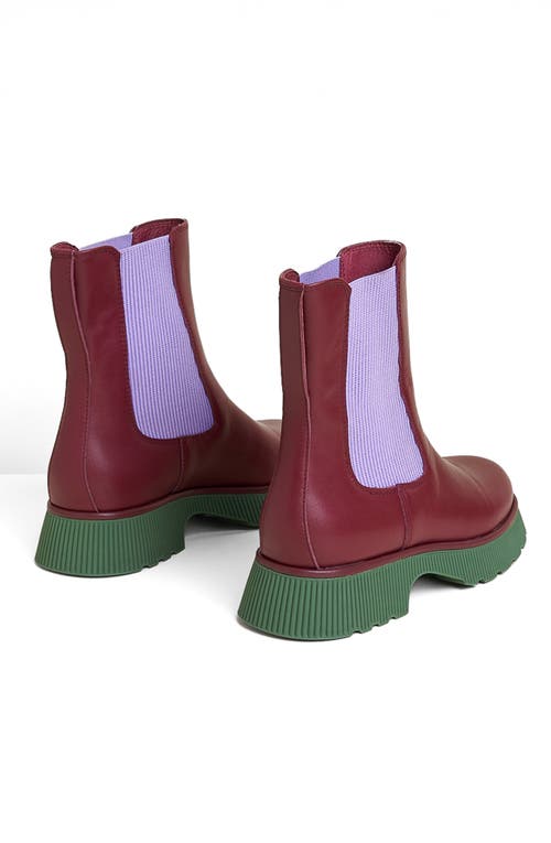 Charlotte Stone Esmee Lug Sole Chelsea Boot In Multi