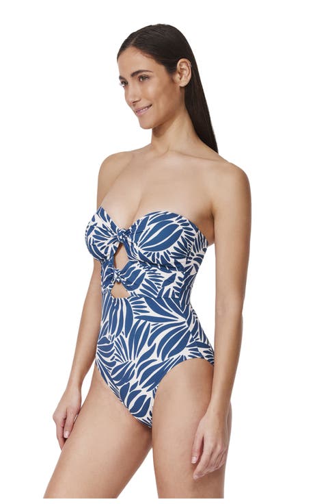 Comeback Cut Out Bandeau One Piece