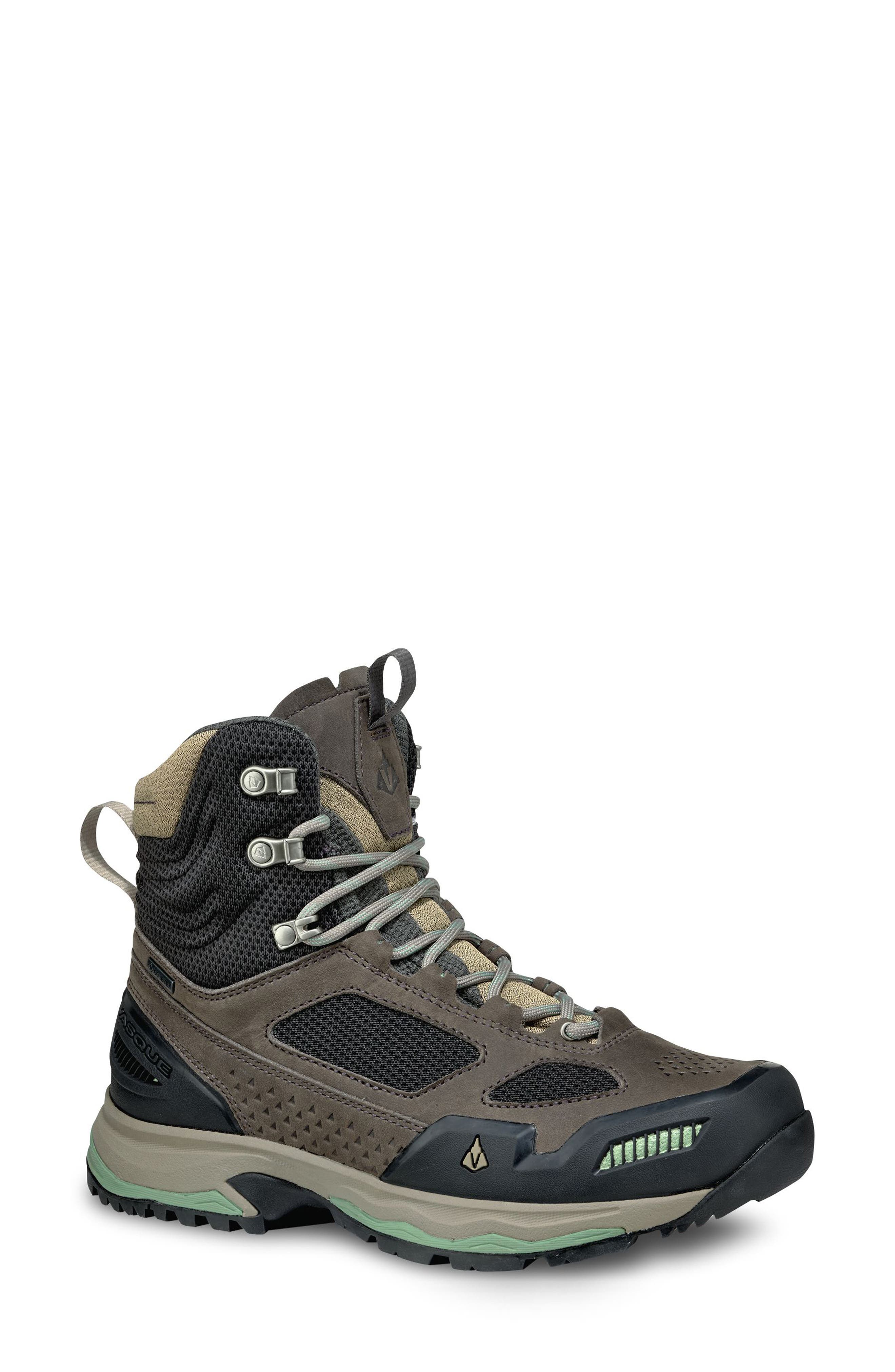 Breeze All Terrain Gore-Tex® Waterproof Hiking Boot, Main, color, MAGNET/ BASIL