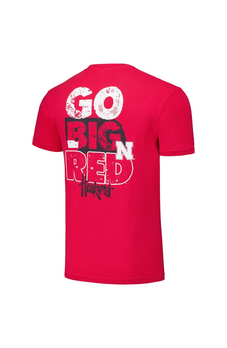 IMAGE ONE Unisex Scarlet Nebraska Huskers Hyper Local Go Big Red T-Shirt, Alternate, color,