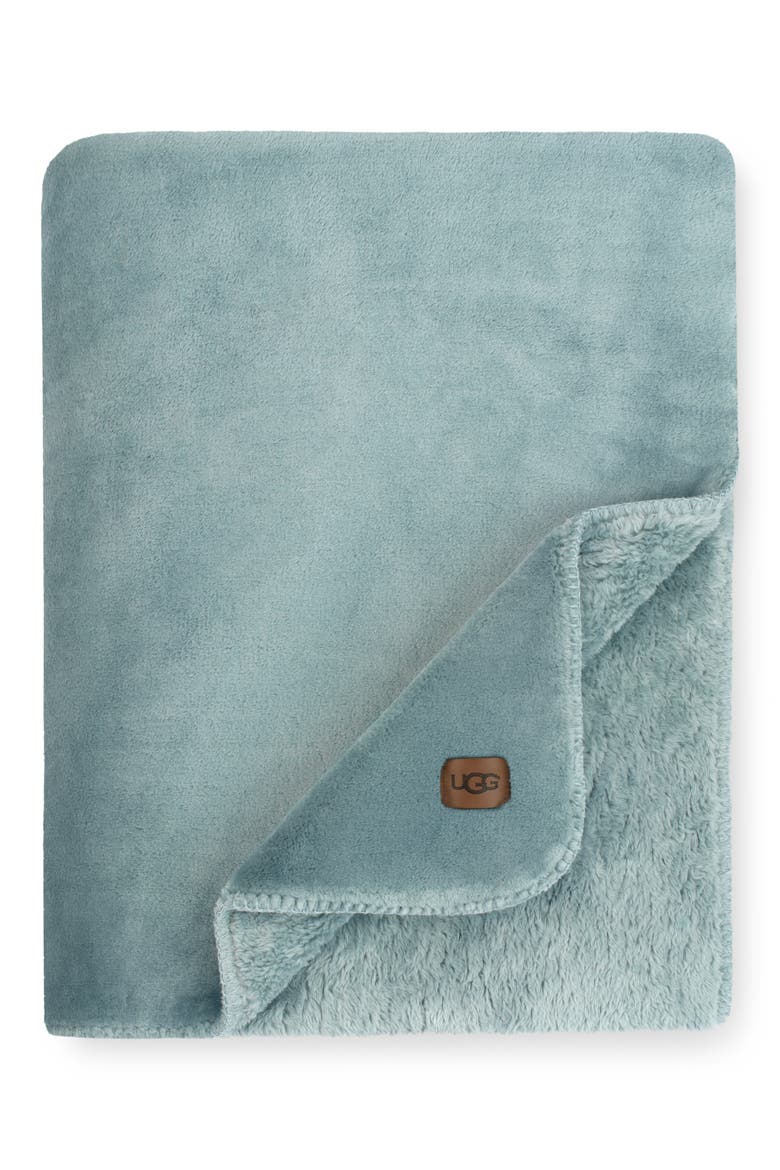 Whistler Throw Blanket (Nordstrom Exclusive), Main, color, SLATE