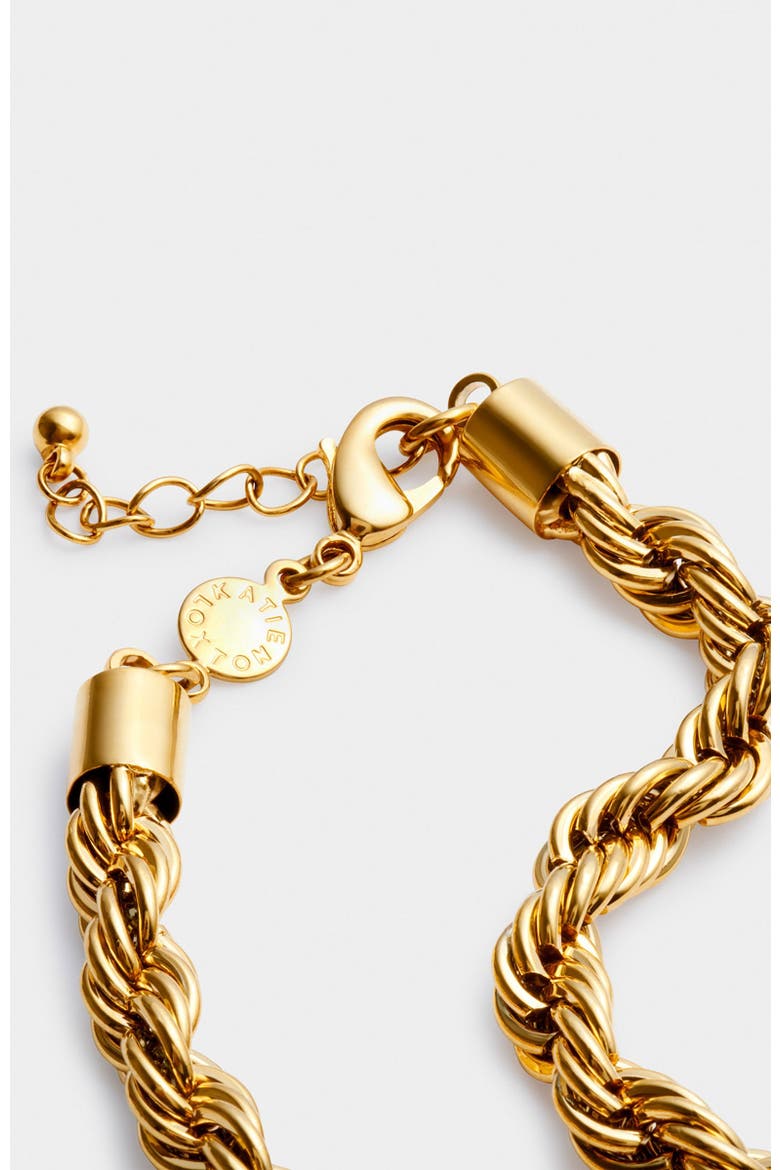 Reine Rope Bracelet, Alternate, color, Gold